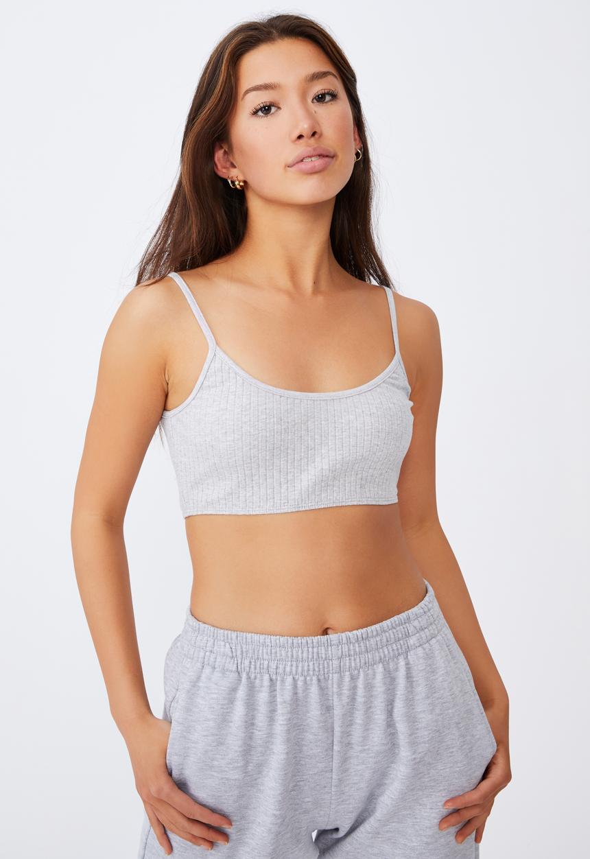 Factorie - Ultra crop tank - grey marle