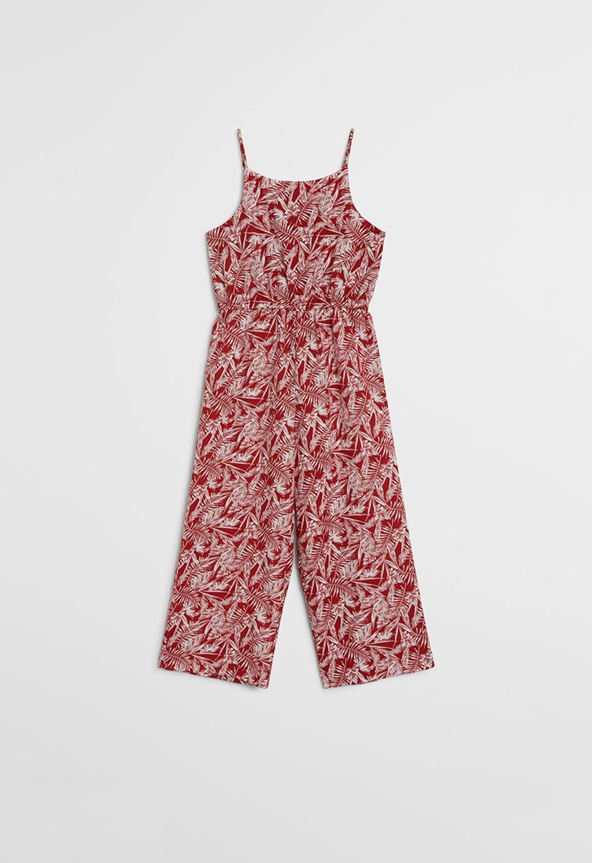 MANGO - Didi one piece suit - red & white