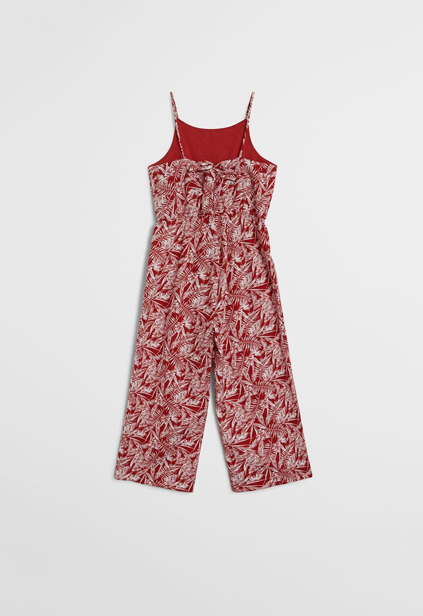 MANGO - Didi one piece suit - red & white