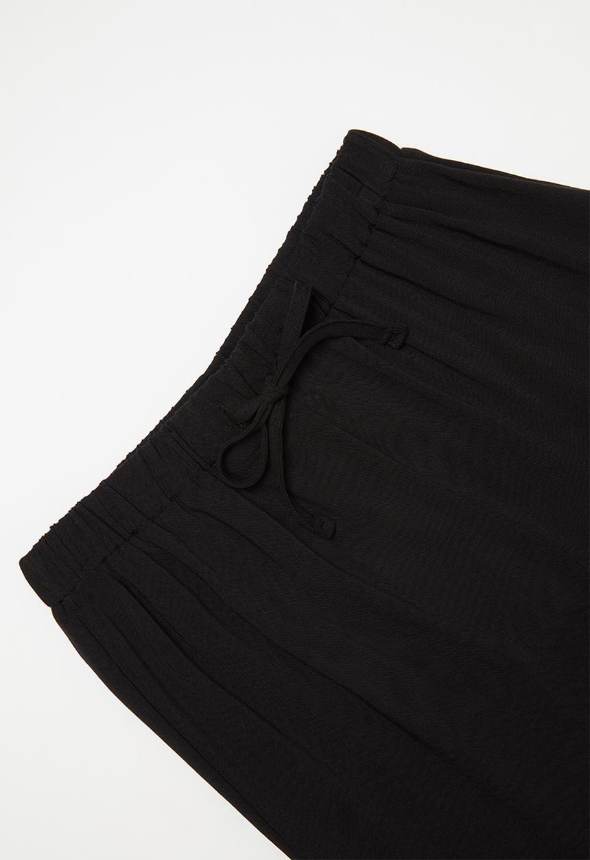Superbalist - Elasticated culotte - black
