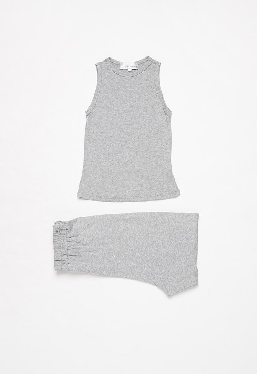 Superbalist - Vest & pants pj set - grey
