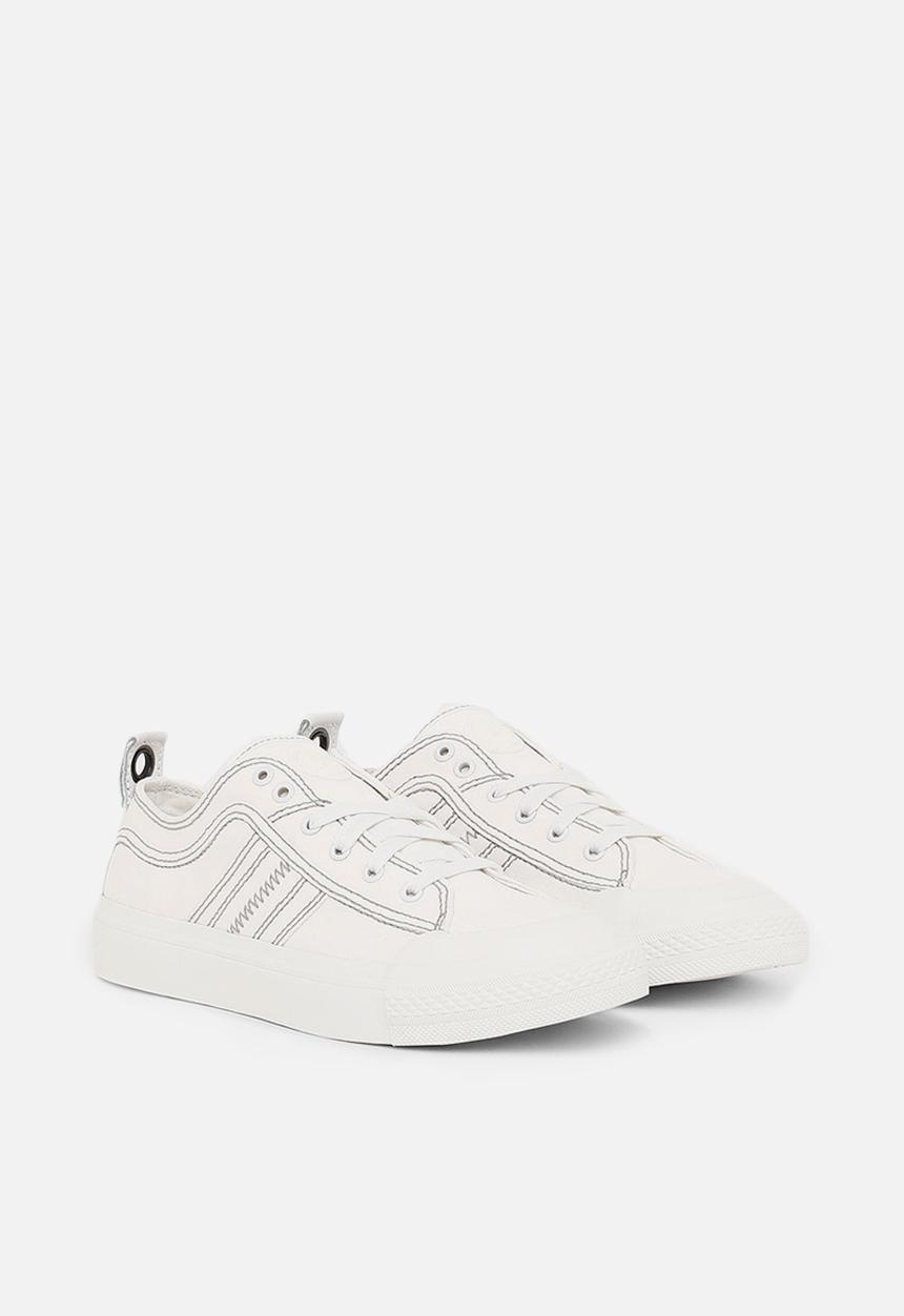 Diesel  - S-astico low lace w sneakers - white