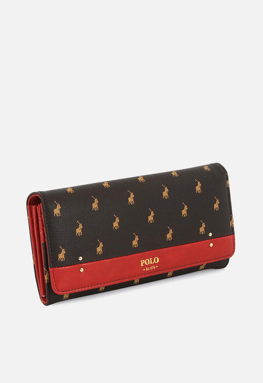 POLO - Classic ascot purse - brown