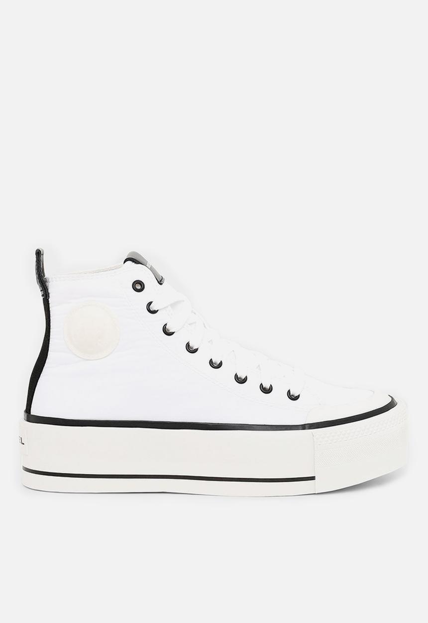 Diesel  - S-astico mc wedge sneakers - white