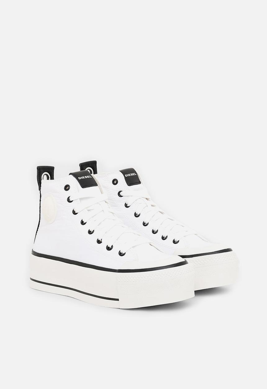 Diesel  - S-astico mc wedge sneakers - white