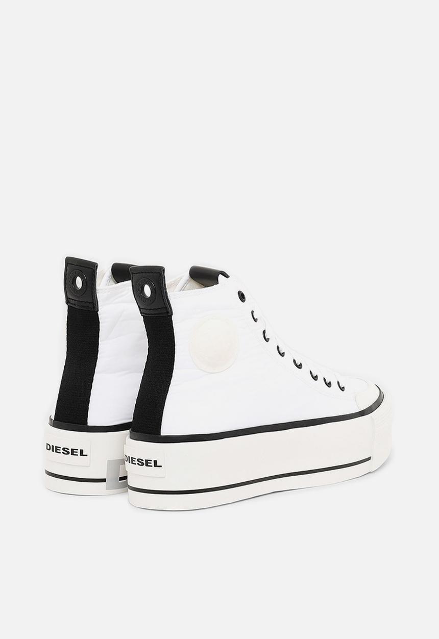 Diesel  - S-astico mc wedge sneakers - white
