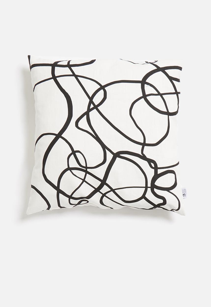 Sixth Floor - Freedom cushion cover - black & white