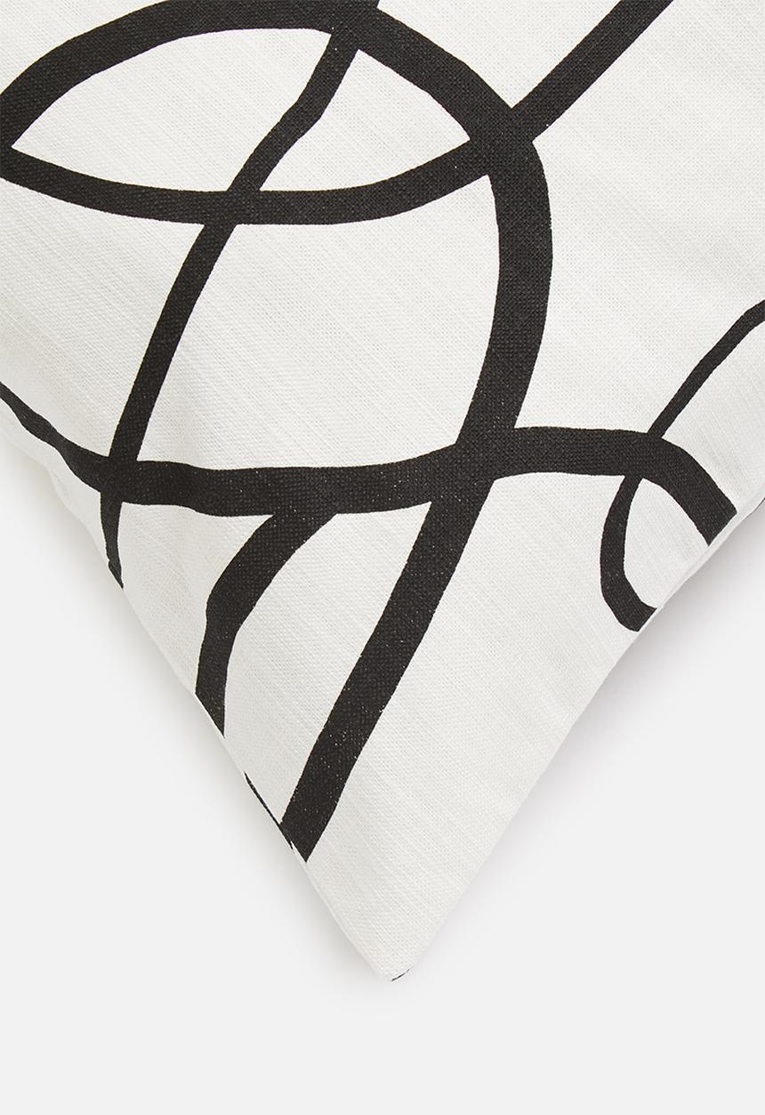 Sixth Floor - Freedom cushion cover - black & white
