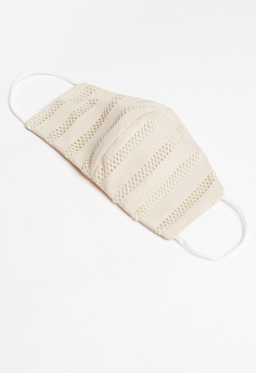 Superbalist - Sport face mask net stripe - neutral