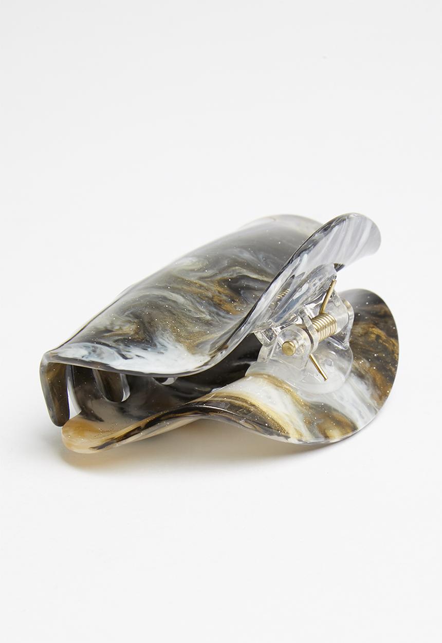 Superbalist - Marbled effect hair claw - grey