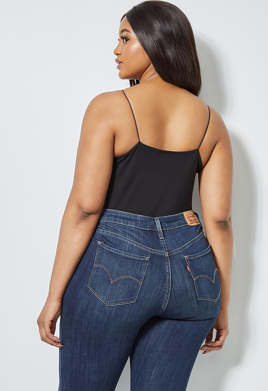 Superbalist - 2 Pack elastic strap bodysuit / black & white