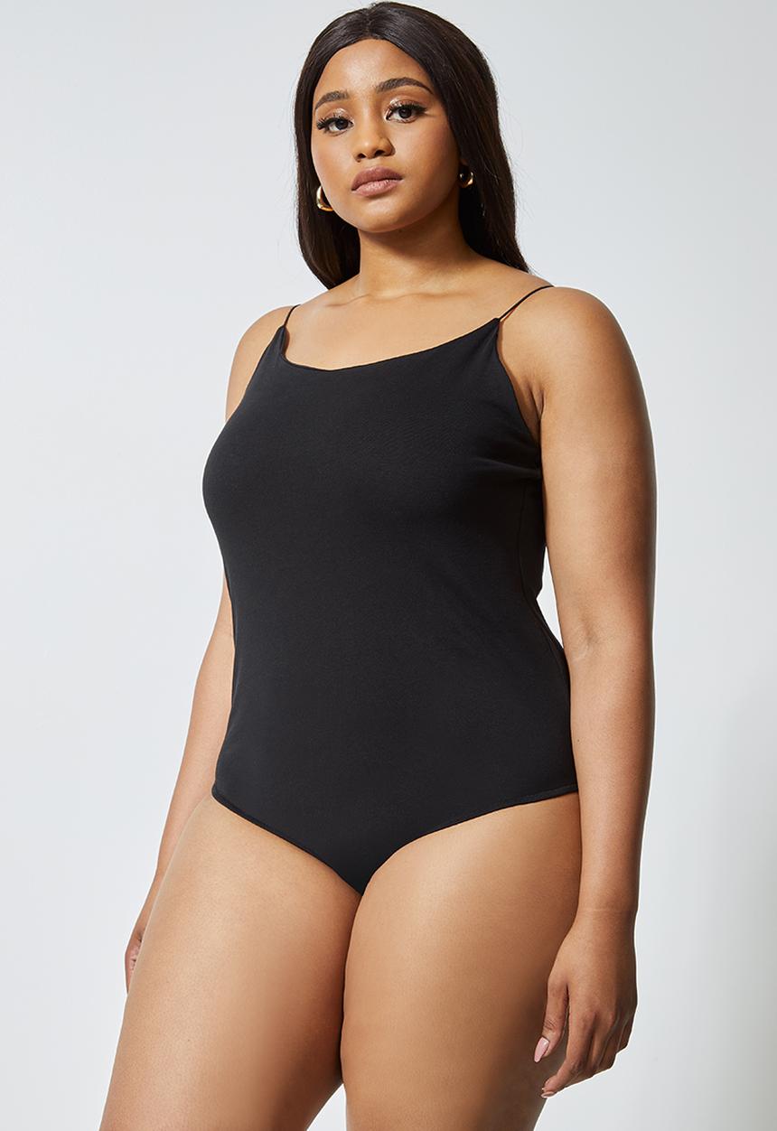 Superbalist - 2 Pack elastic strap bodysuit / black & white