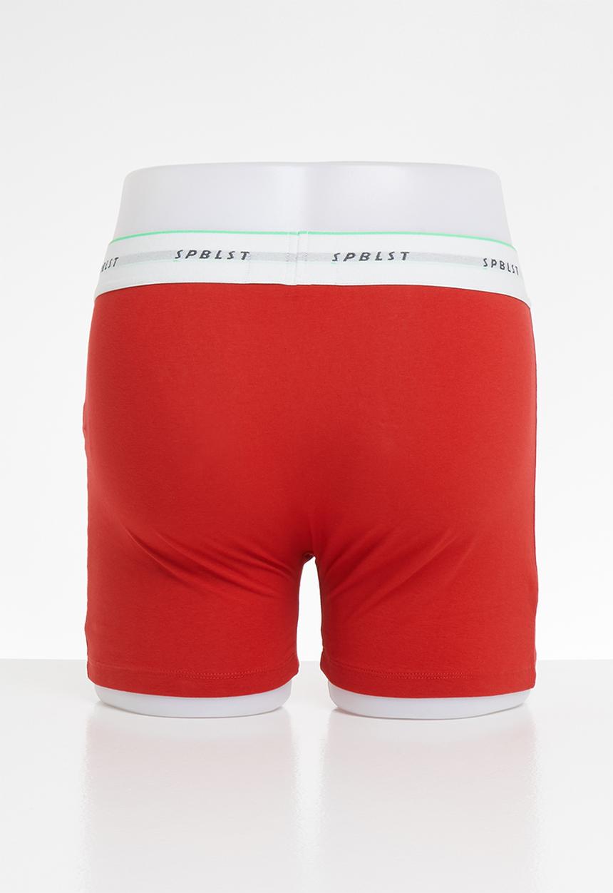 Superbalist - 2 Pack Tex boxer briefs - red