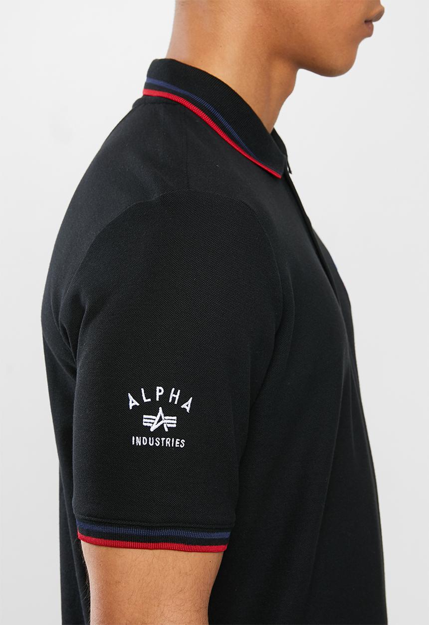Alpha Industries - Nasa polo - black