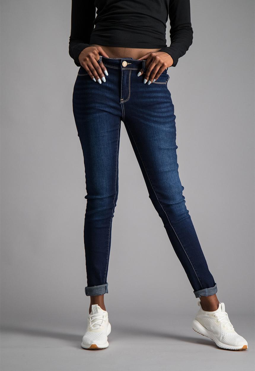 Aca Joe - Aca joe lds denim jeggings - dark wash