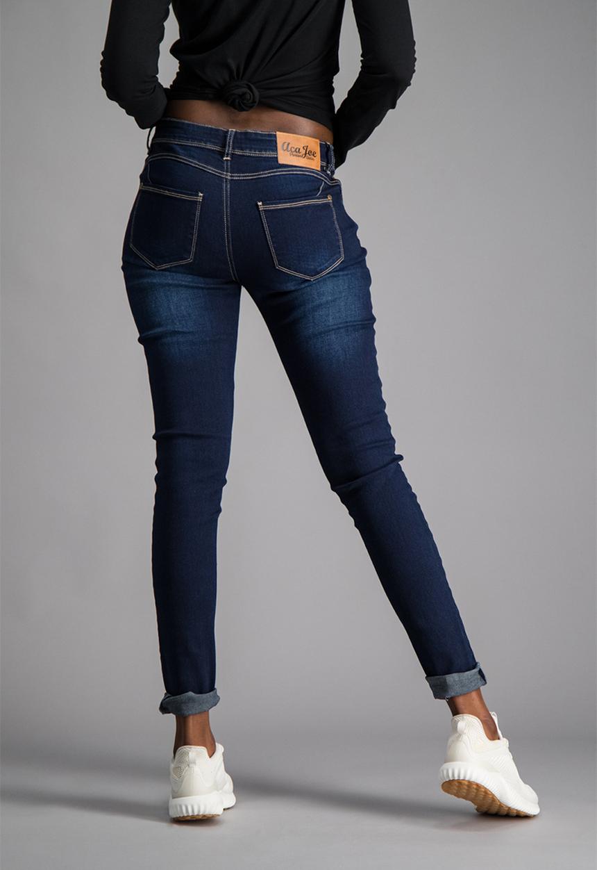 Aca Joe - Aca joe lds denim jeggings - dark wash