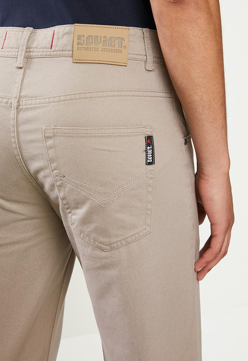 SOVIET - Voyager-r 3 #5 mens basic 5pkt chino - stone