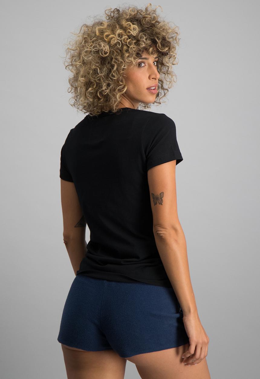 Aca Joe - Joe embroidery T-shirt - black