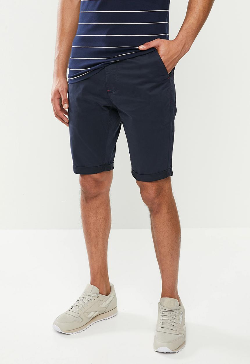 SOVIET - Donte mens cotton short - navy