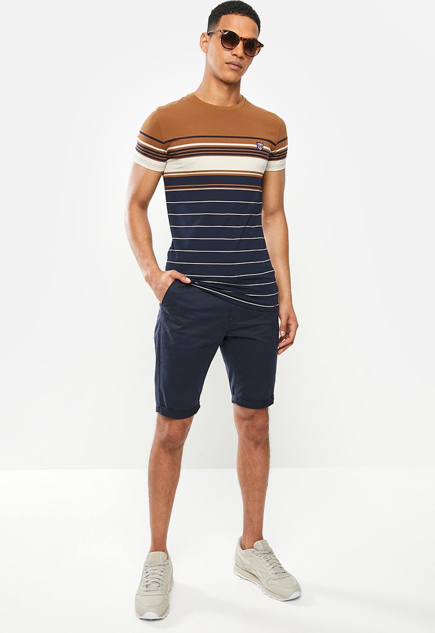 SOVIET - Donte mens cotton short - navy