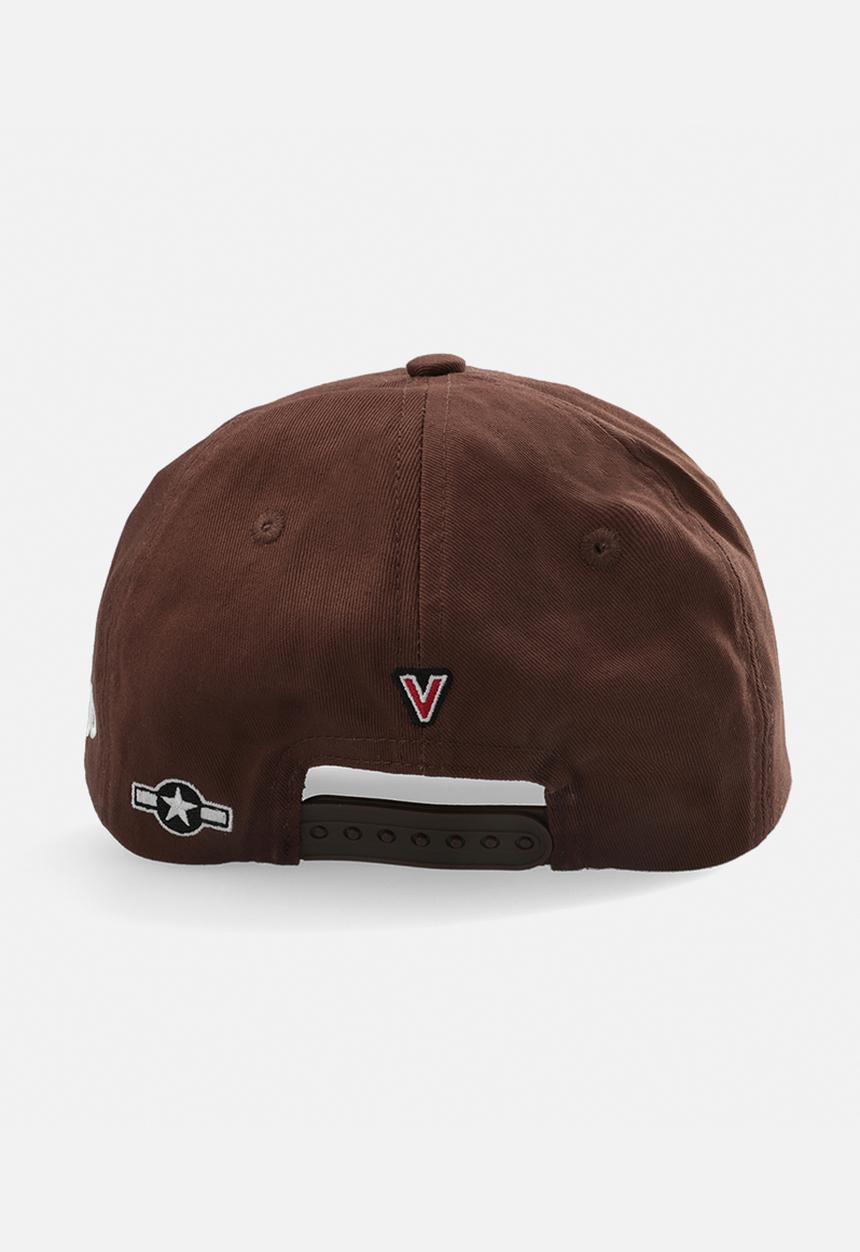 Vertigo - Mens vertigo badge cap - brown