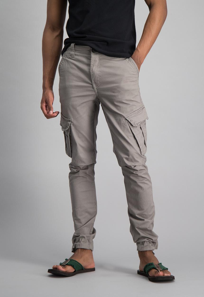 Aca Joe - Mens Aca Joe cargo pants - dark grey 