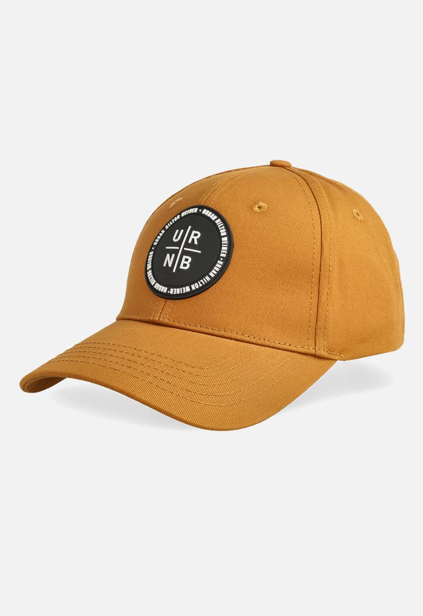 Urban - Mens urban badge cap - yellow