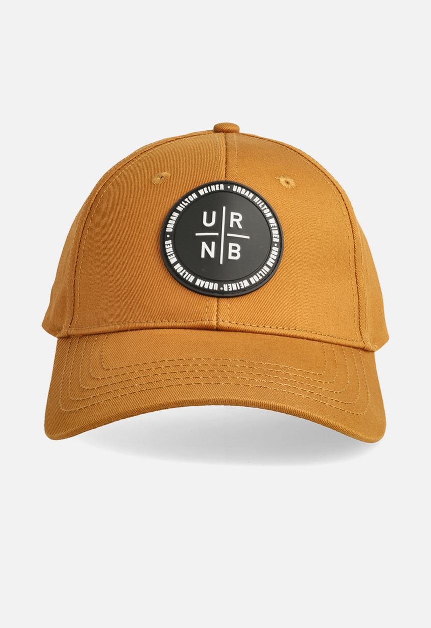 Urban - Mens urban badge cap - yellow
