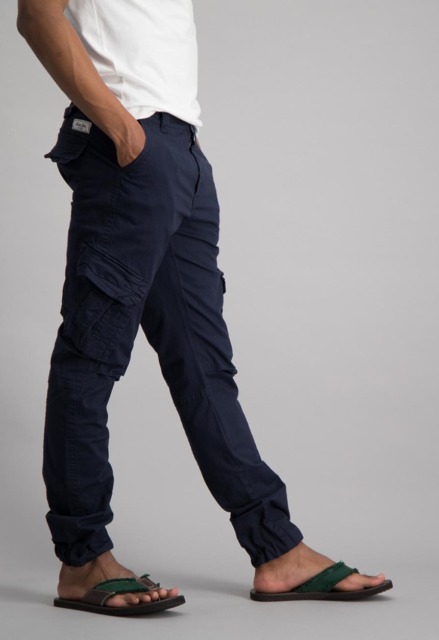Aca Joe - Mens Aca Joe cargo pants - navy 