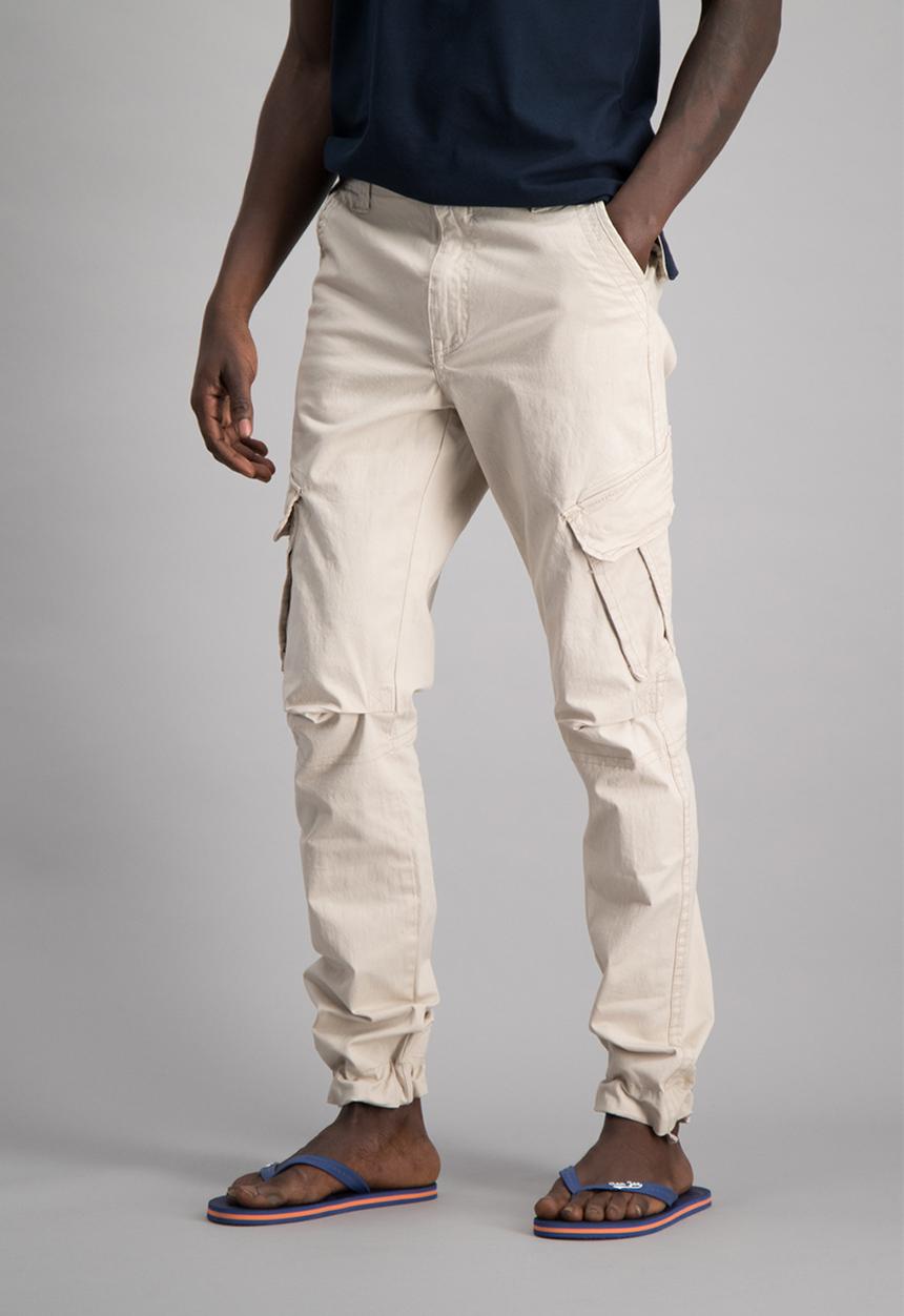 Aca Joe - Mens Aca Joe cargo pants - stone 