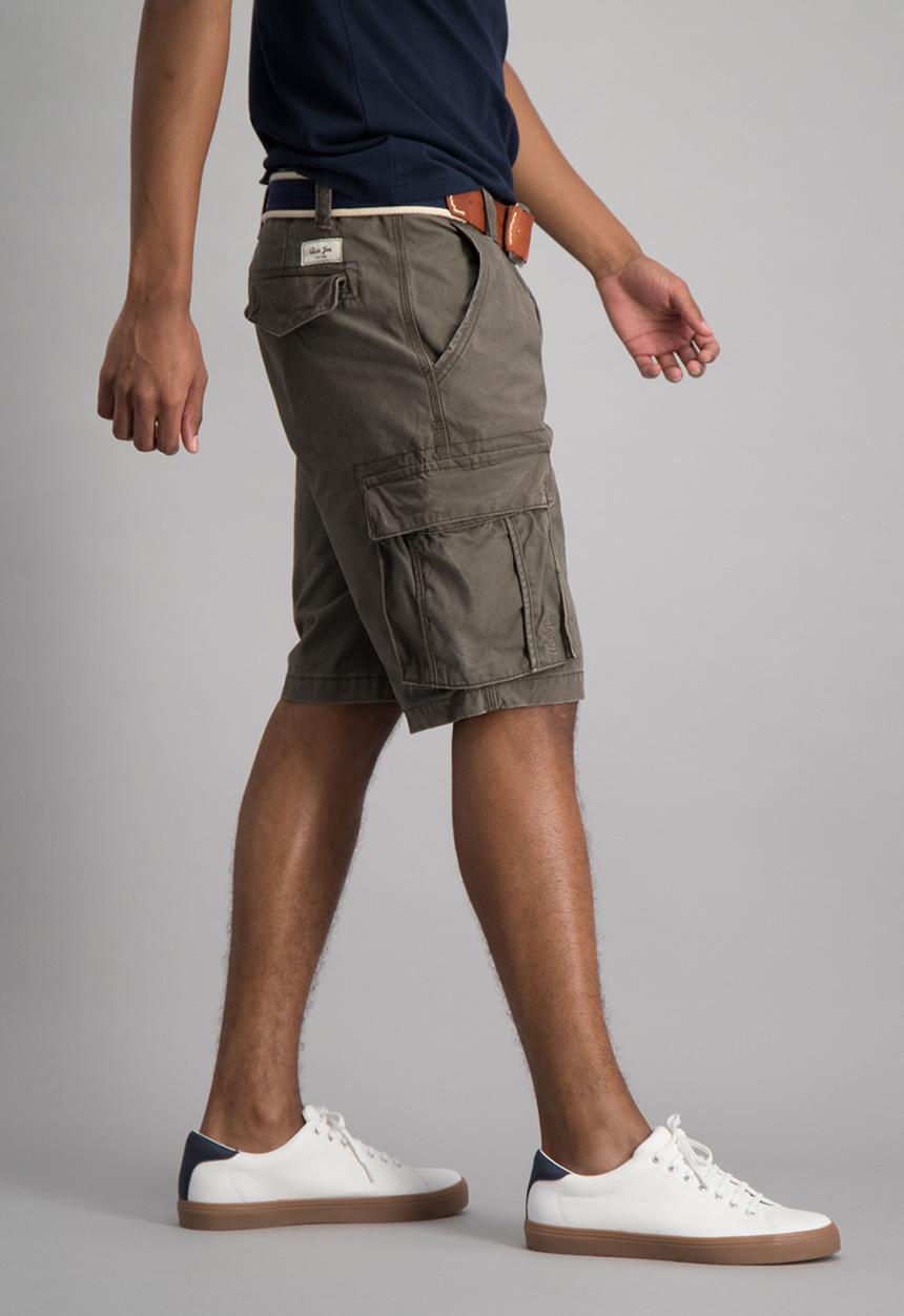 Aca Joe - Mens cargo shorts - olive 