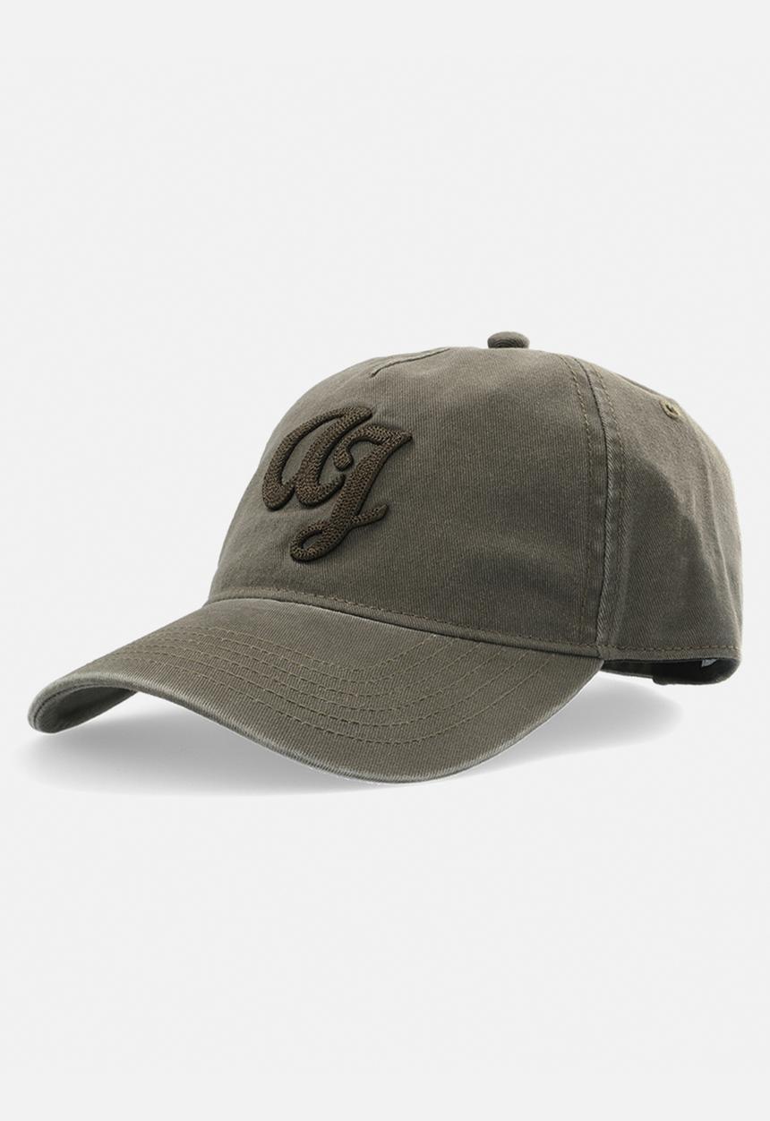 Aca Joe - Mens aca joe embroidered logo cap - agave green