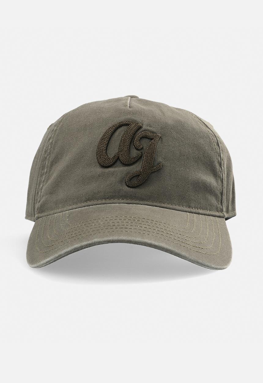 Aca Joe - Mens aca joe embroidered logo cap - agave green