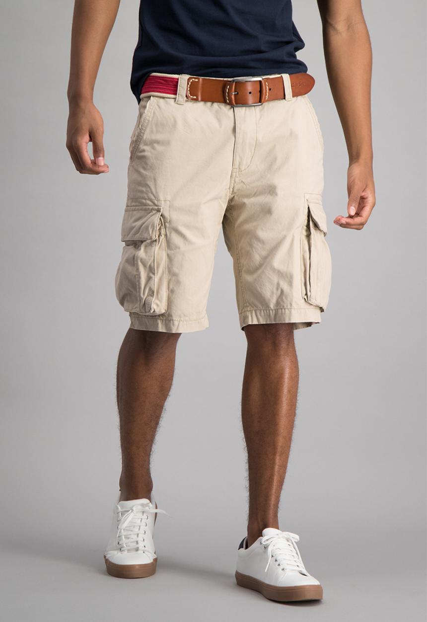 Aca Joe - Mens cargo shorts - khaki 