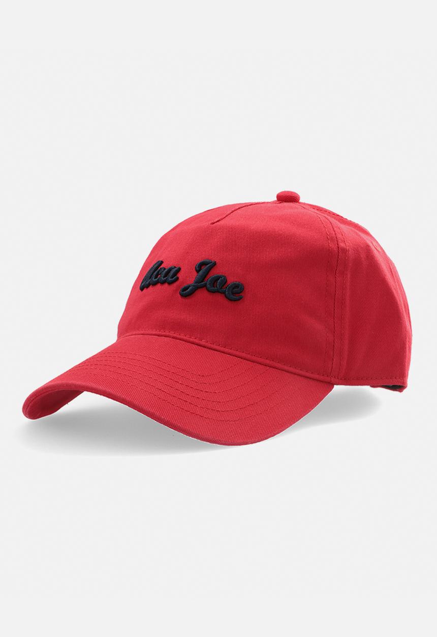 Aca Joe - Mens aca joe embroidered logo cap - red & navy