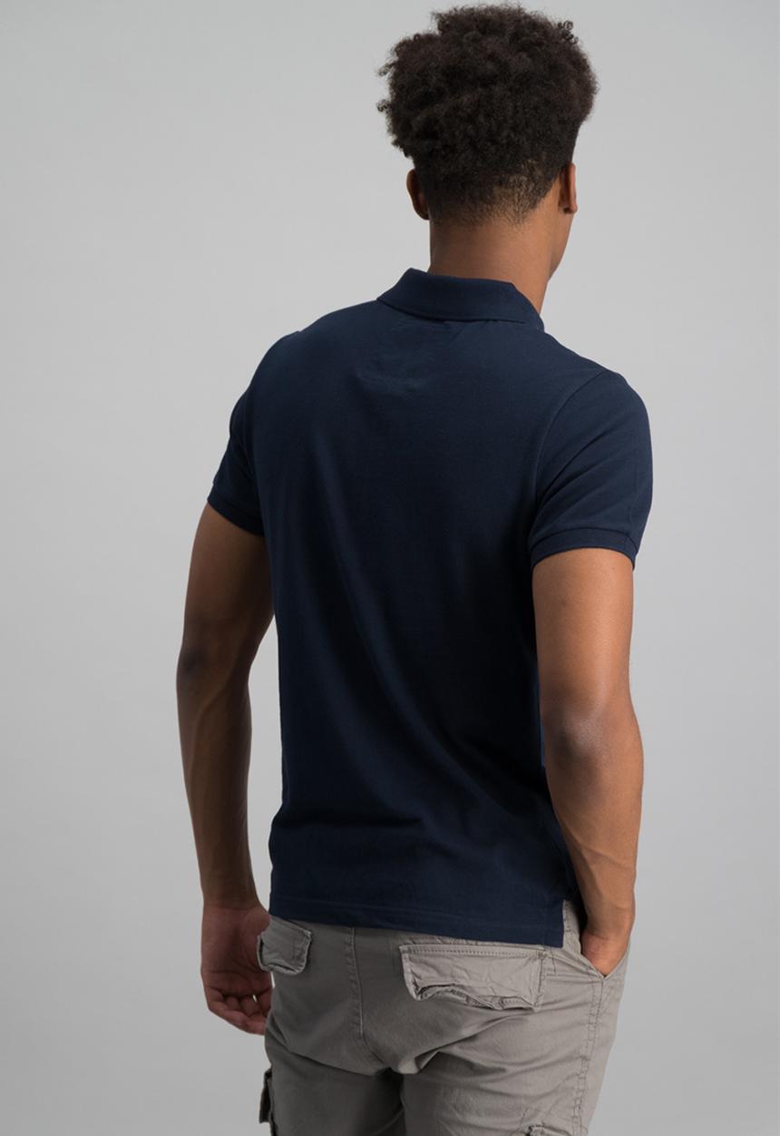 Aca Joe - Mens plaque logo golfer - navy 