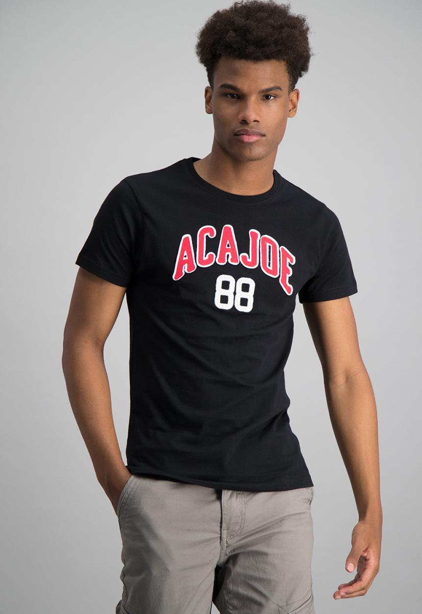 Aca Joe - Mens aca joe short sleeve T-shirt - black