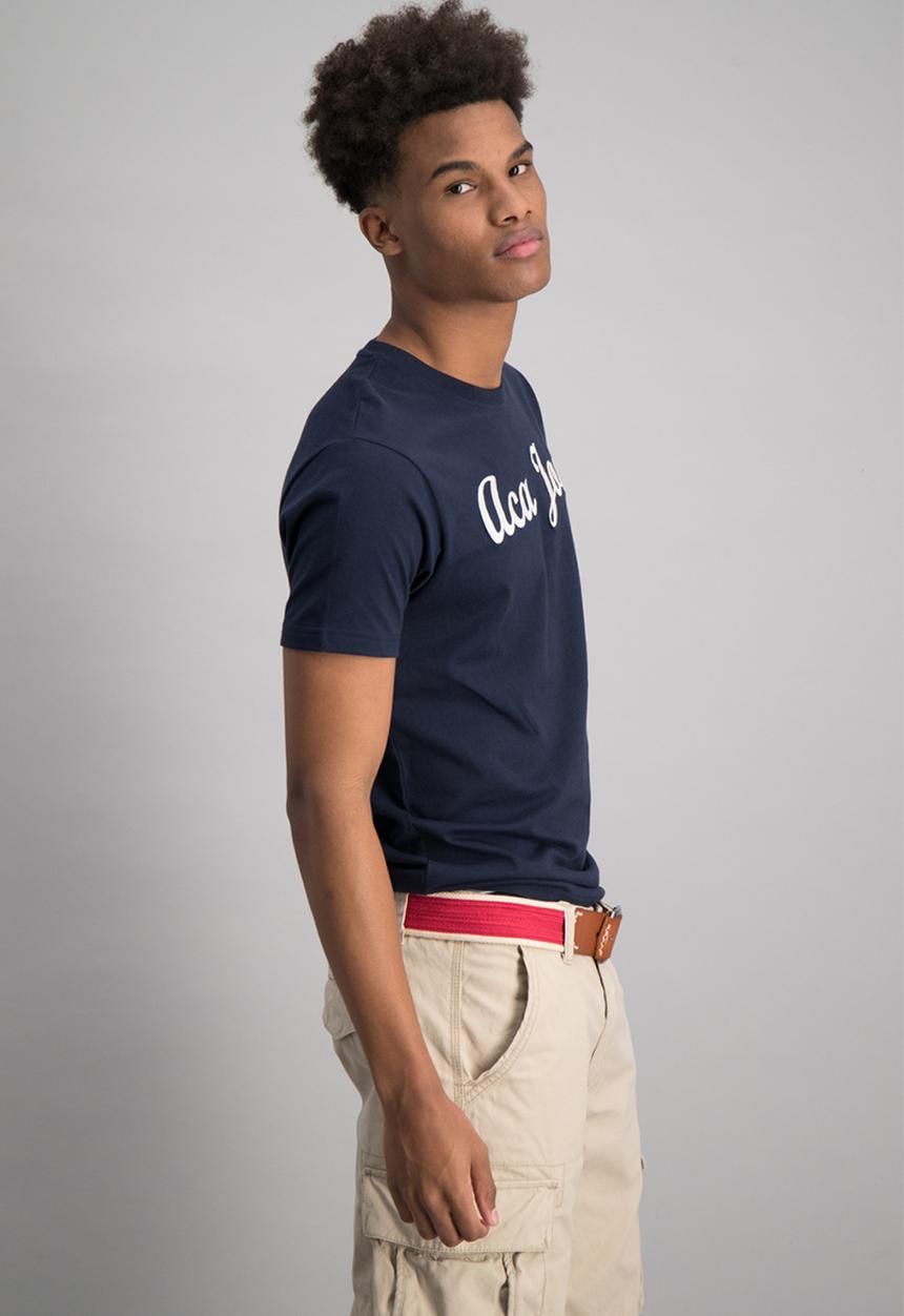 Aca Joe - Mens aca joe short sleeve t-shirt - navy 