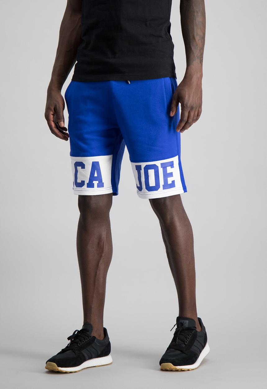 Aca Joe - Mens aca joe unbrushed fleece shorts - blue 