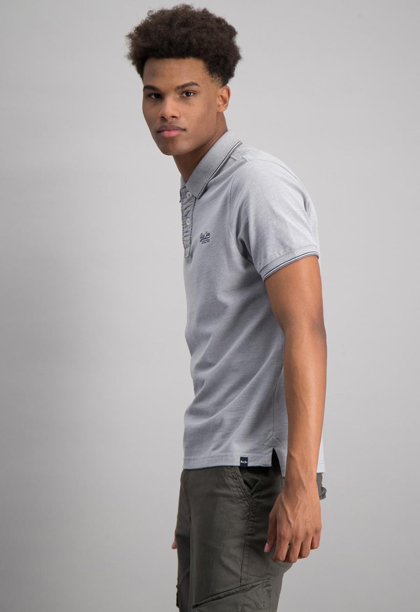 Aca Joe - Mens oxford golfer - grey
