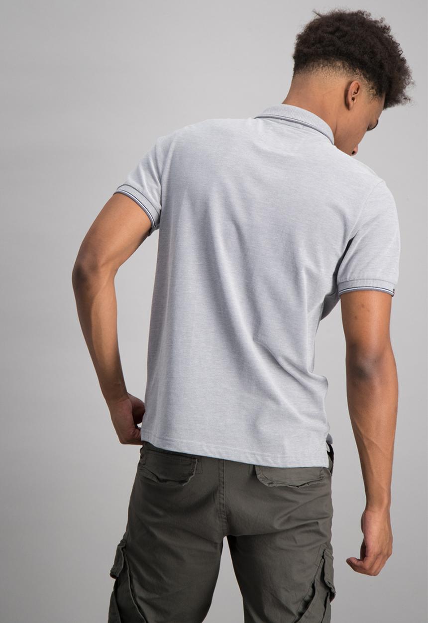 Aca Joe - Mens oxford golfer - grey