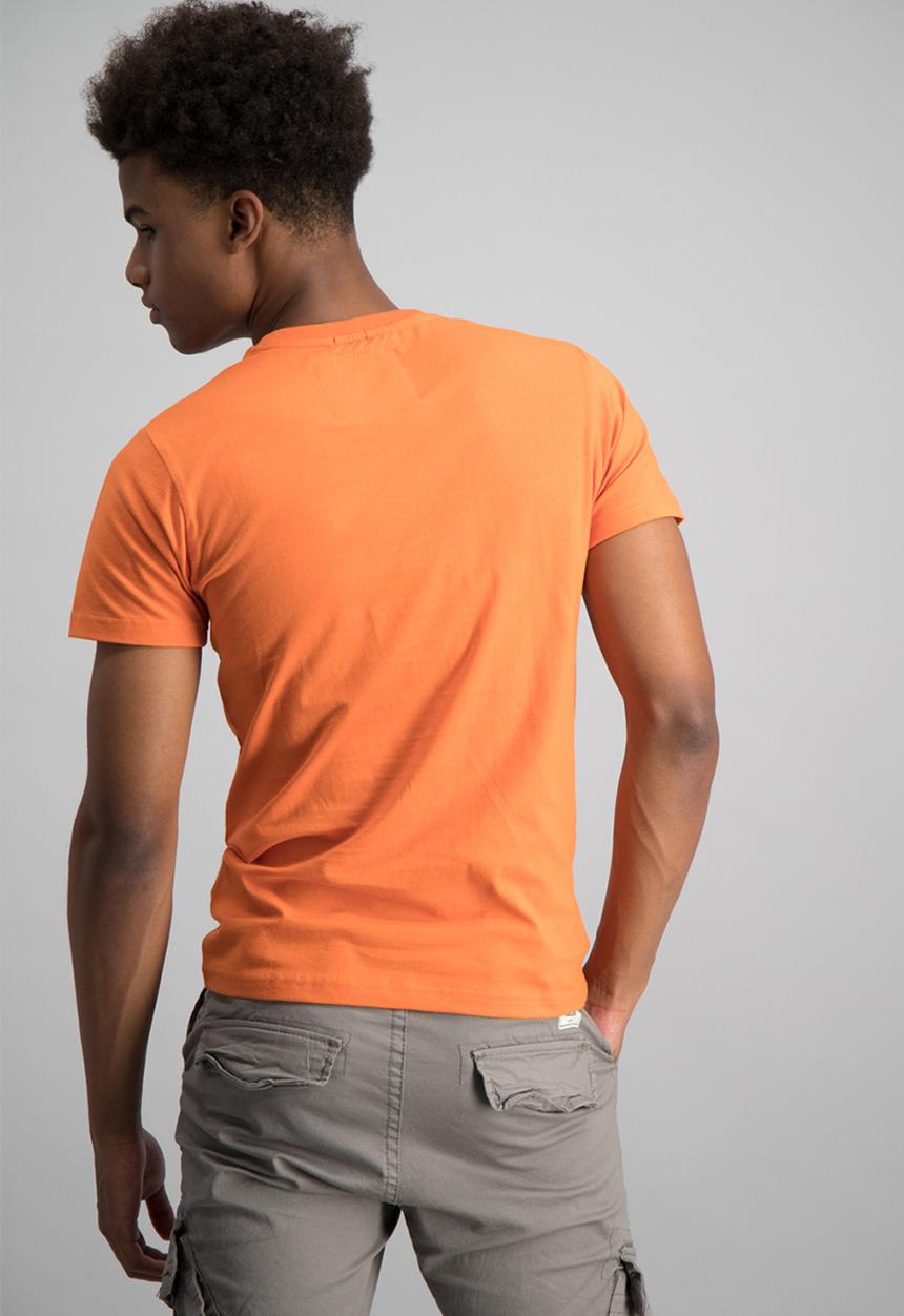 Aca Joe - Mens aca joe short sleeve T-shirt - orange