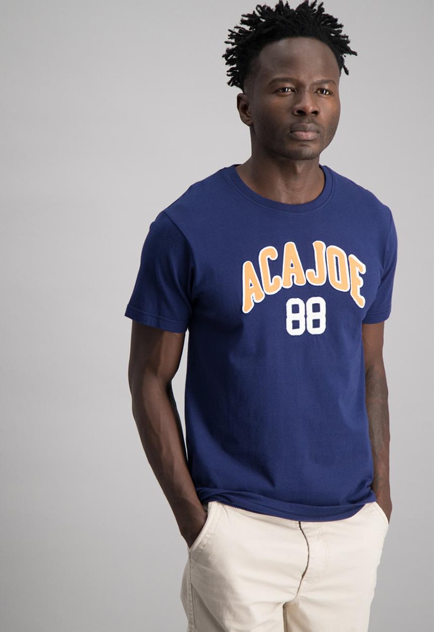 Aca Joe - Mens aca joe short sleeve T-shirt - navy