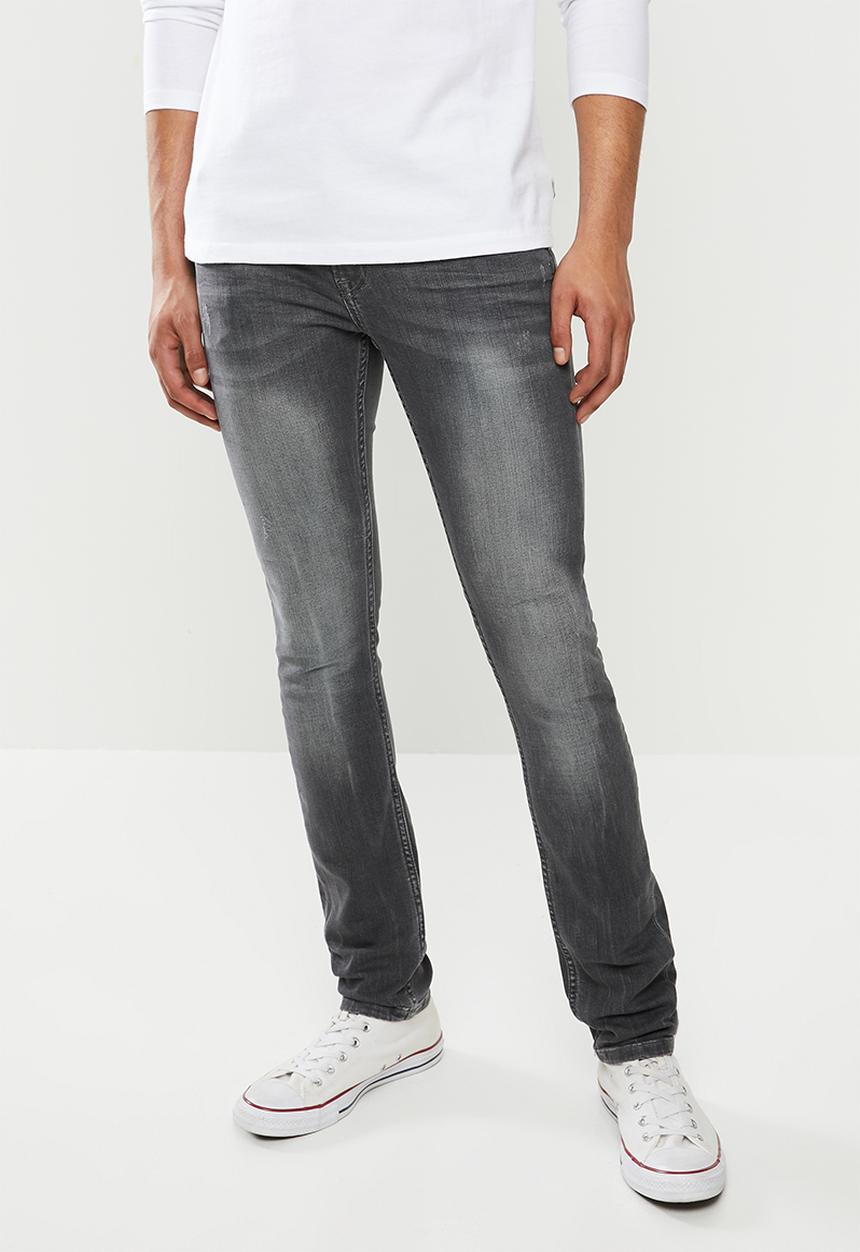 GUESS - Skinny jeans - washed black