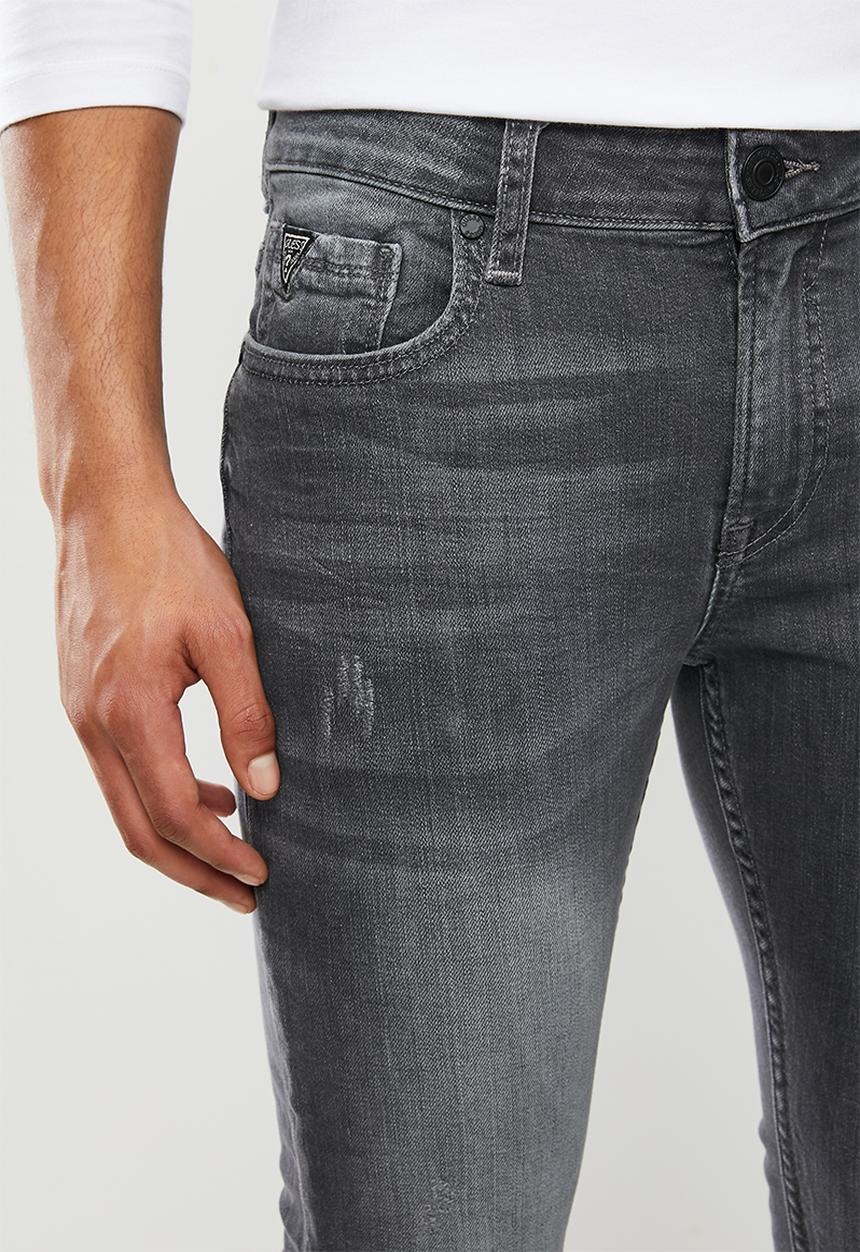 GUESS - Skinny jeans - washed black
