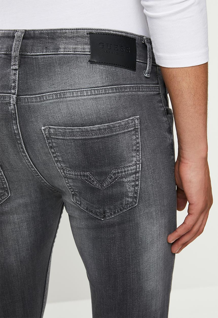 GUESS - Skinny jeans - washed black