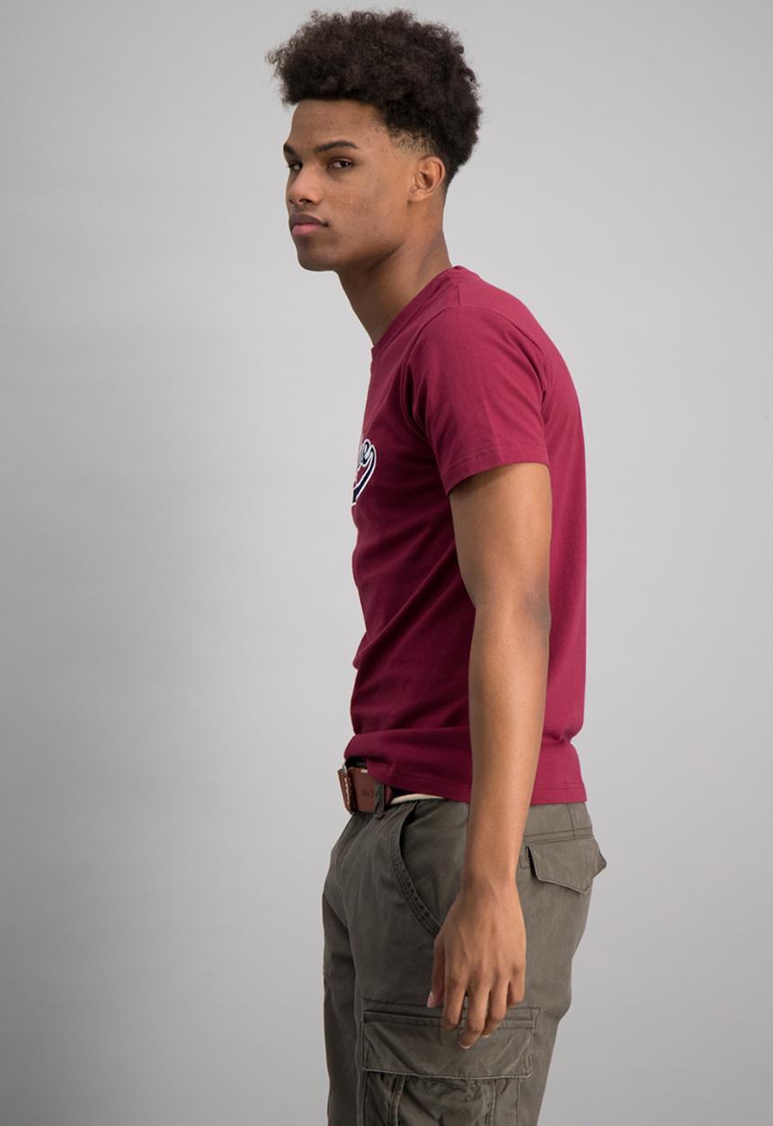 Aca Joe - Mens aca joe short sleeve T-shirt - maroon