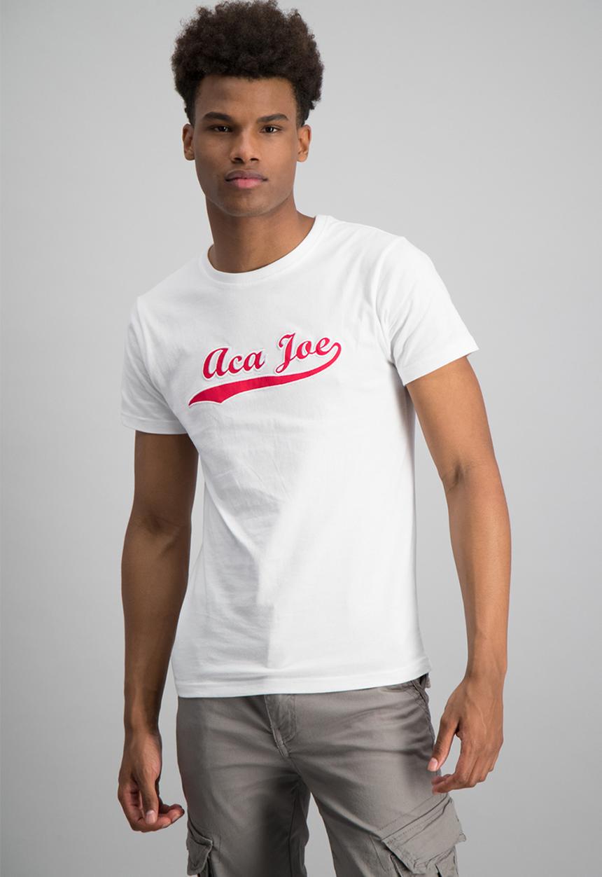 Aca Joe - Mens aca joe short sleeve T-shirt - white