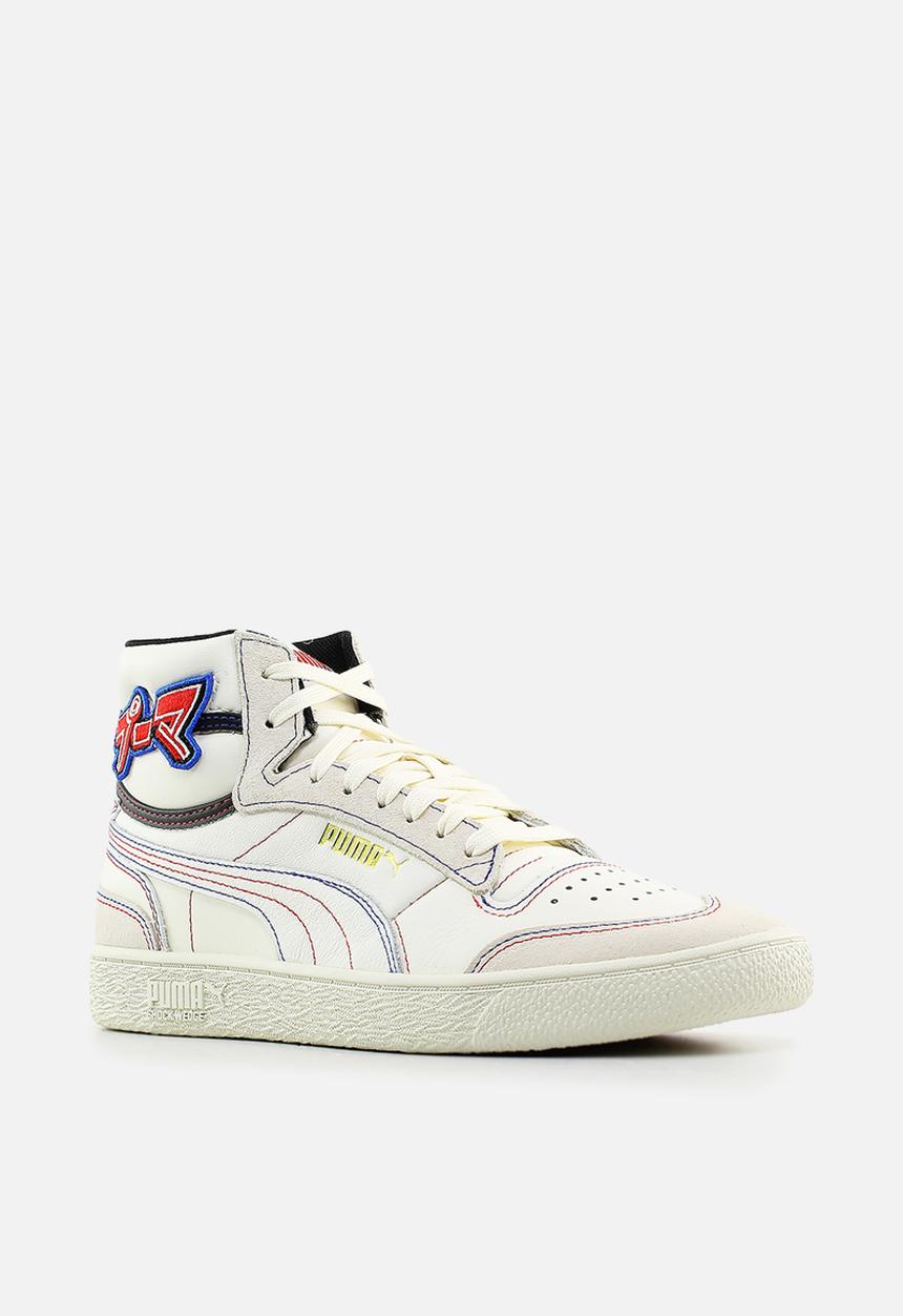PUMA - Ralph sampson mid japanorama - whisper white-puma black-high risk red