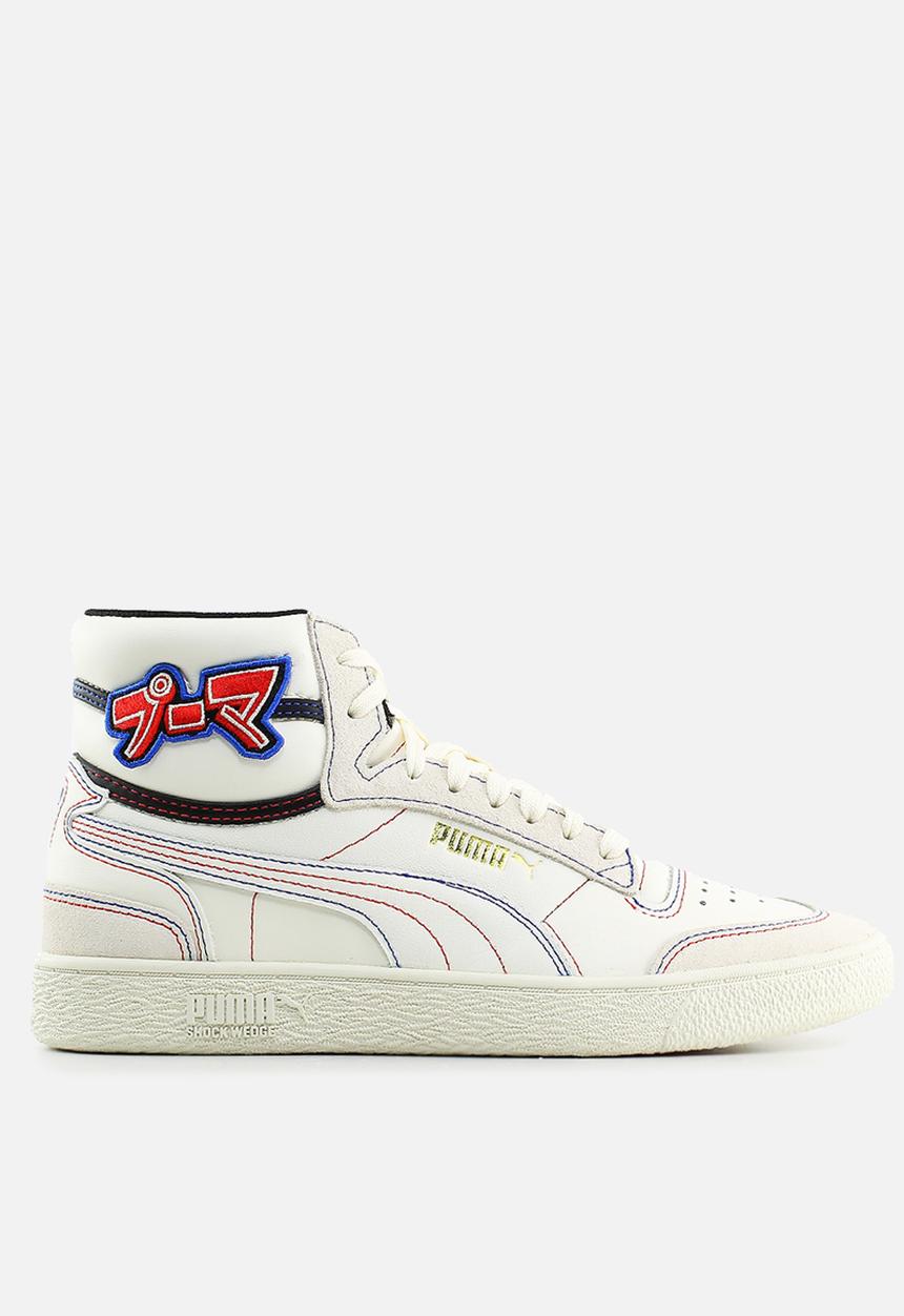 PUMA - Ralph sampson mid japanorama - whisper white-puma black-high risk red